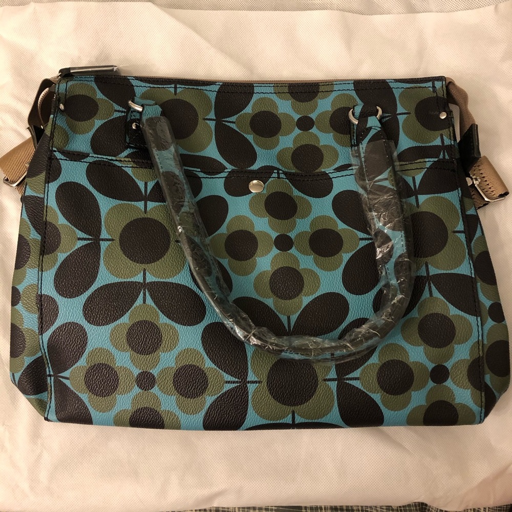 BNWT Orla Kiely Flower Tile Messenger